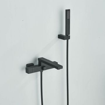 Baterie cadă, negru mat, cod 1172