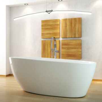 Cada freestanding Besco Goya alb, 160x70 cm - Dimensiune 160x70