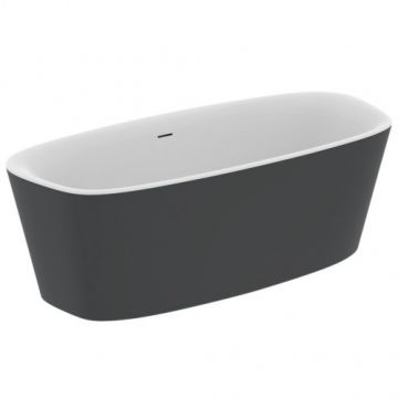 Cada freestanding Ideal Standard Dea Duo negru, 180x80 cm - Dimensiune 180x80