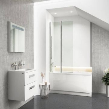 Cada Ravak Chrome alb, 170x75 cm, alb - Dimensiune 170x75