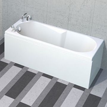 Cada Wellis Tiny alb, 150/170x75 cm - Dimensiune 150x75