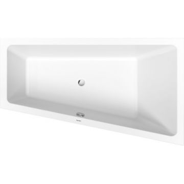 Cada asimetrica Duravit No.1 170x100cm acril orientare dreapta alb