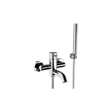 Baterie cada Daniel Rubinetterie Tokyo cu set de dus, crom - Culoare Crom