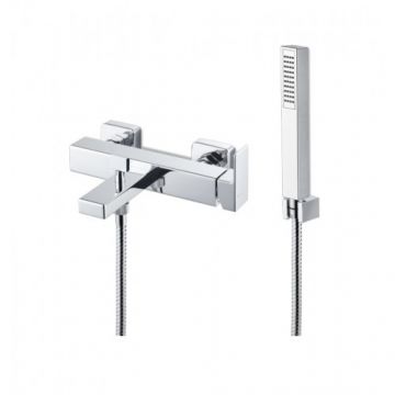 Baterie Cada Vema Lys cu set de dus - Culoare Crom