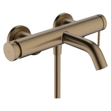 Baterie cadă - duș, Hansgrohe, Tecturis S, bronz periat, 73422140 Baterie cadă - duș, Hansgrohe, Tecturis S, bronz periat, 73422140