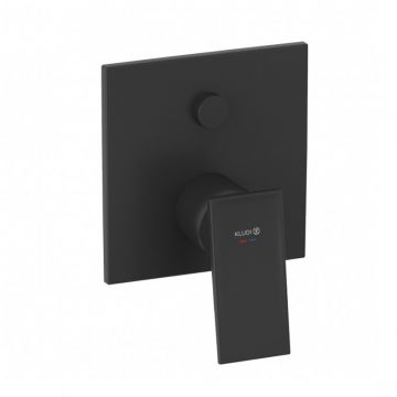 Baterie cadă-duș Kludi, Decus, parte vizibilă, negru mat Baterie cadă-duș Kludi, Decus, parte vizibilă, negru mat