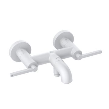 Baterie cadă - duș, Kludi, Nova Fonte Puristic, alb mat, 205405315 Baterie cadă - duș, Kludi, Nova Fonte Puristic, alb mat, 205405315