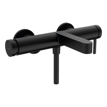 Baterie cada - dus, Hansgrohe, Finoris, montaj aparent, negru mat Baterie cada - dus, Hansgrohe, Finoris, montaj aparent, negru mat