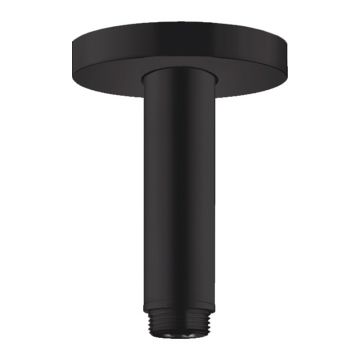 Brat de dus, Hansgrohe, cu montaj pe tavan, 10 cm, negru mat Brat de dus, Hansgrohe, cu montaj pe tavan, 10 cm, negru mat