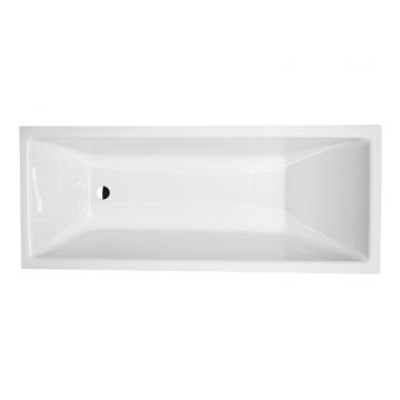 Cada baie rectangulara Roca Nolah 180x80cm  acril alb