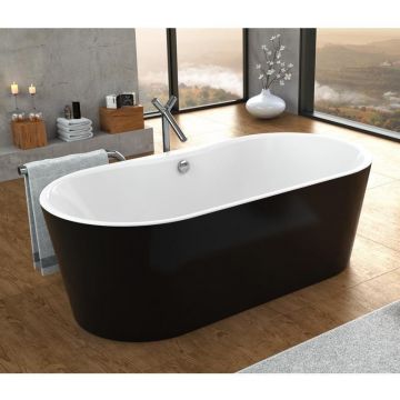 Cada de tip insula Kolpasan, Comodo, 185 x 90 cm, alb-negru Cada de tip insula Kolpasan, Comodo, 185 x 90 cm, alb-negru