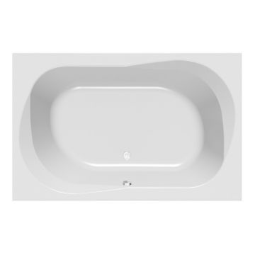 Cadă dreptunghiulară. Kolpasan, Adam & Eva, 195 x 125 cm, pentru înzidire, alb Cadă dreptunghiulară. Kolpasan, Adam & Eva, 195 x 125 cm, pentru înzidire, alb