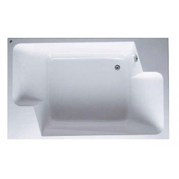 Cada dreptunghiulara Kolpasan, Nabucco, acril, alb, 190 x 120 cm, cu masca, 2 persoane Cada dreptunghiulara Kolpasan, Nabucco, acril, alb, 190 x 120 cm, cu masca, 2 persoane