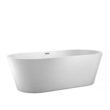 Cadă freestanding Florida, Ava 158.5 cm, ovală, cu instalație cu ventil click clack Cadă freestanding Florida, Ava 158.5 cm, ovală, cu instalație cu ventil click clack