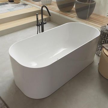 Cada freestanding, Kolpasan, Pandora, instalatia este inclusa, 163 x 68 cm, alb Cada freestanding, Kolpasan, Pandora, instalatia este inclusa, 163 x 68 cm, alb