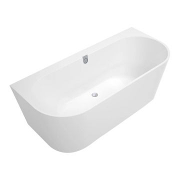 Cada freestanding, Villeroy & Boch, Oberon 2.0, 180 x 80 cm, back-to-wall, alb alpin Cada freestanding, Villeroy & Boch, Oberon 2.0, 180 x 80 cm, back-to-wall, alb alpin