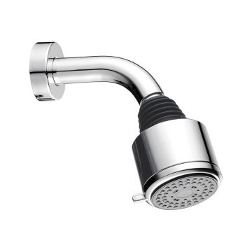 Cap de duș fix, Ferro, lungime braț 12 cm, crom Cap de duș fix, Ferro, lungime braț 12 cm, crom