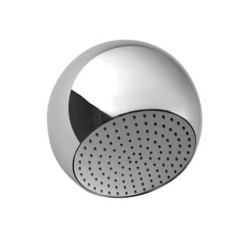 Pălărie de duș, FIMA Carlo Frattini, sferică, alb- crom, F2340CRB Pălărie de duș, FIMA Carlo Frattini, sferică, alb- crom, F2340CRB