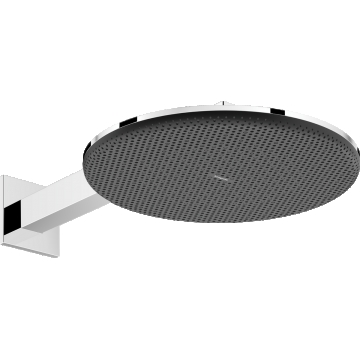 Palarie de dus Hansgrohe Raindance Alive Select S 300 2jet EcoSmart cu brat de dus de perete 39cm  crom