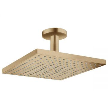 Palarie de dus, Hansgrohe, Raindance E 300, cu brat de tavan, bronz periat Palarie de dus, Hansgrohe, Raindance E 300, cu brat de tavan, bronz periat