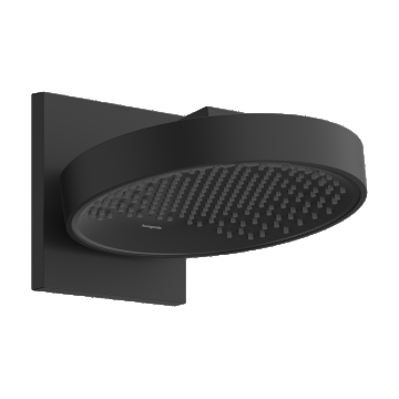 Palarie de dus Hansgrohe Rainfinity 250 1jet EcoSmart cu placa de conectare la perete  negru mat