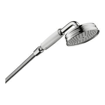 Pară de duș, Axor, Montreux, mâner alb, crom, 16320000 Pară de duș, Axor, Montreux, mâner alb, crom, 16320000