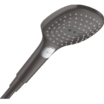 Para de dus Hansgrohe Raindance Select E 120 3jet PowderRain EcoSmart+ negru periat