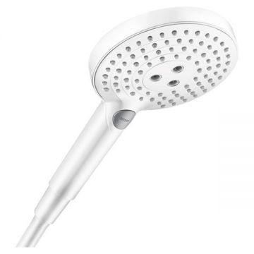 Para de dus, Hansgrohe, Raindance Select S, 3 jeturi, alb mat Para de dus, Hansgrohe, Raindance Select S, 3 jeturi, alb mat