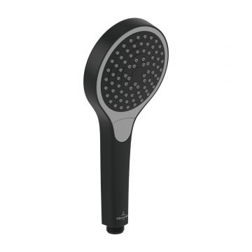 Para de dus Villeroy & Boch Verve cu 3 tipuri de jet  negru mat