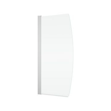 Paravan cada Ronal (SanSwiss) Solino SOLB1  un element mobil  85x150cm  profil argintiu mat