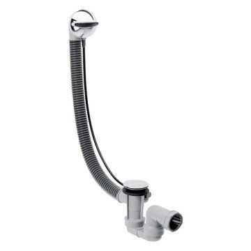 Set instalație de cadă, Hansgrohe, Flexaplus, cu preaplin, crom Set instalație de cadă, Hansgrohe, Flexaplus, cu preaplin, crom