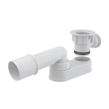 Sifon cadă cu înălțime redusă, Alcadrain, pentru coloana de cadă A507CKM, A507BLACK Sifon cadă cu înălțime redusă, Alcadrain, pentru coloana de cadă A507CKM, A507BLACK