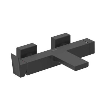 Baterie cadă-duș Kludi, Decus, negru mat Baterie cadă-duș Kludi, Decus, negru mat