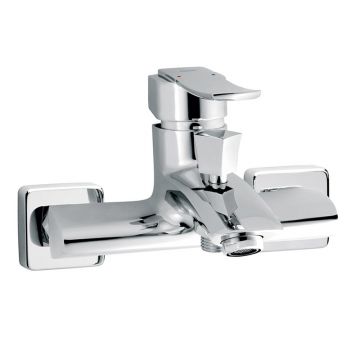 Baterie cada - dus, Ferro, Florence, montaj pe perete, crom Baterie cada - dus, Ferro, Florence, montaj pe perete, crom