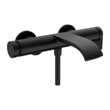 Baterie cada - dus, Hansgrohe, Vivenis, negru mat Baterie cada - dus, Hansgrohe, Vivenis, negru mat