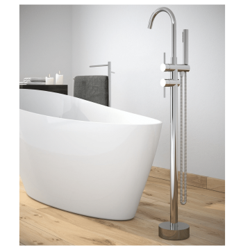 Baterie cada freestanding Besco Illusion I Crom Lucios Baterie cada freestanding Besco Illusion I Crom Lucios