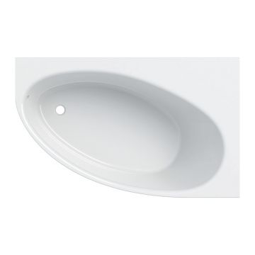 Cada asimetrica pe stanga, Geberit, Selnova, 160 cm, alb Cada asimetrica pe stanga, Geberit, Selnova, 160 cm, alb