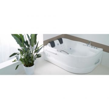 Cada cu hidromasaj Wellis Dublo 180x130 cm, alb - Dimensiune 180x130 Cada cu hidromasaj Wellis Dublo 180x130 cm, alb - Dimensiune 180x130