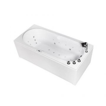 Cada cu hidromasaj Wellis Malawi alb, 170x75 cm - Dimensiune 170x75 Cada cu hidromasaj Wellis Malawi alb, 170x75 cm - Dimensiune 170x75