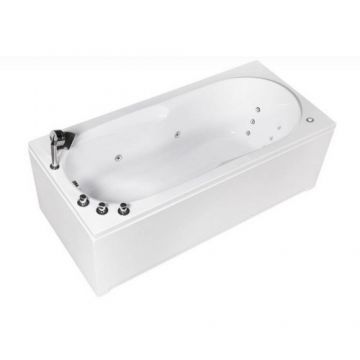 Cada cu hidromasaj Wellis Malawi alb, 170x75 cm - Dimensiune 170x75 Cada cu hidromasaj Wellis Malawi alb, 170x75 cm - Dimensiune 170x75