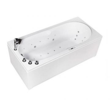 Cada cu hidromasaj Wellis Malawi alb, 170x75 cm - Dimensiune 170x75 Cada cu hidromasaj Wellis Malawi alb, 170x75 cm - Dimensiune 170x75