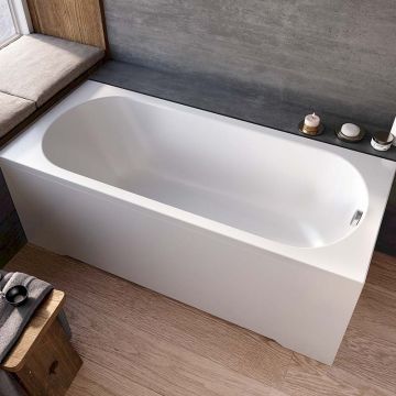 Cada dreptunghiulara Kolpasan, Betty, 200 x 90 cm, alb Cada dreptunghiulara Kolpasan, Betty, 200 x 90 cm, alb