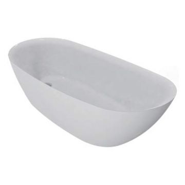 Cadă freestanding Florida, Nikita slim, 167.6 cm, fără bordură, ovală cu instalație completă, alb, HY739 Cadă freestanding Florida, Nikita slim, 167.6 cm, fără bordură, ovală cu instalație completă, alb, HY739