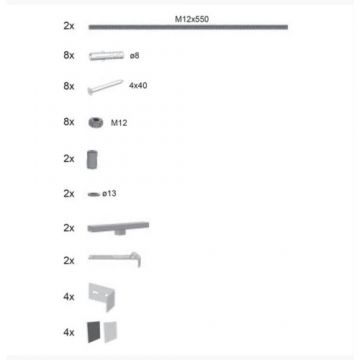 Panelkit pentru cada Ravak New Day, Gentiana Panelkit pentru cada Ravak New Day, Gentiana