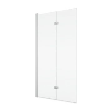 Paravan pentru cadă Ronal, Solino, plabilă, 90X150 cm, profil crom