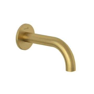 Pipă de umplere Kludi, Bozz, pentru cadă, lungime 16 cm, auriu periat Pipă de umplere Kludi, Bozz, pentru cadă, lungime 16 cm, auriu periat