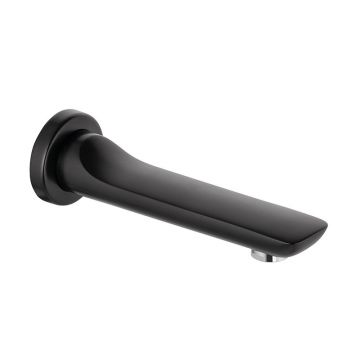 Pipă de umplere pentru cadă, Kludi, Balance, 17 cm, negru mat Pipă de umplere pentru cadă, Kludi, Balance, 17 cm, negru mat