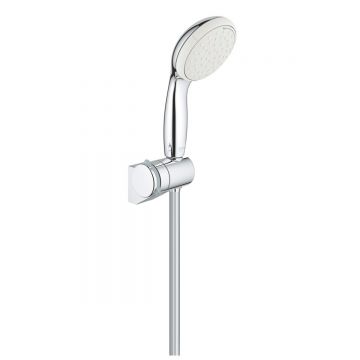 Set dus Grohe New Tempesta 100, 5.7 l/min, 2 functii, suport ajustabil, furtun inclus, Crom-2760110E Set dus Grohe New Tempesta 100, 5.7 l/min, 2 functii, suport ajustabil, furtun inclus, Crom-2760110E