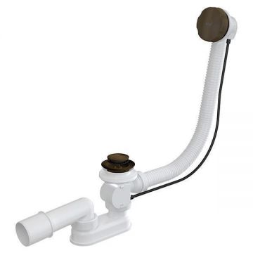 Sifon de cada si ventil cu preaplin, Alcadrain, bronz-antic Sifon de cada si ventil cu preaplin, Alcadrain, bronz-antic