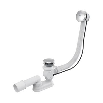 Sifon pentru cada, Alcadrain, ventil cu preaplin, lungime 100 cm, crom Sifon pentru cada, Alcadrain, ventil cu preaplin, lungime 100 cm, crom